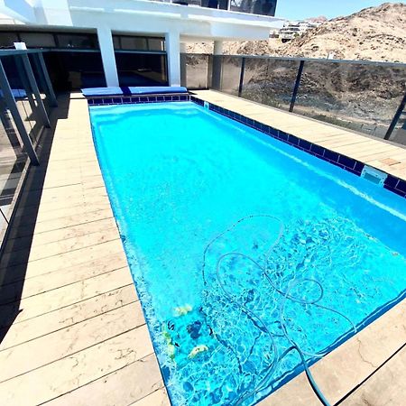 Stunning Penthouse With Sea Views And Private Heated Pool Lägenhet Eilat Exteriör bild