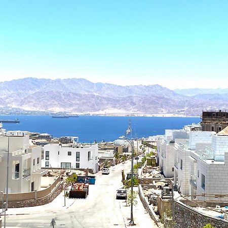 Stunning Penthouse With Sea Views And Private Heated Pool Lägenhet Eilat Exteriör bild