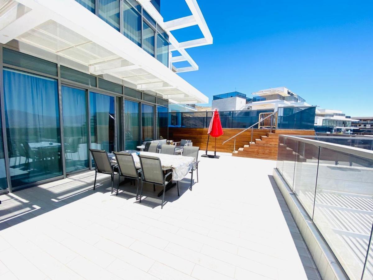 Stunning Penthouse With Sea Views And Private Heated Pool Lägenhet Eilat Exteriör bild