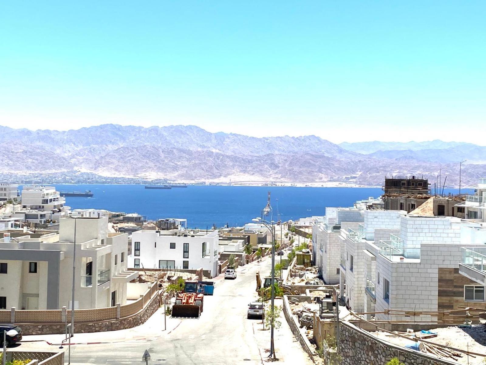 Stunning Penthouse With Sea Views And Private Heated Pool Lägenhet Eilat Exteriör bild